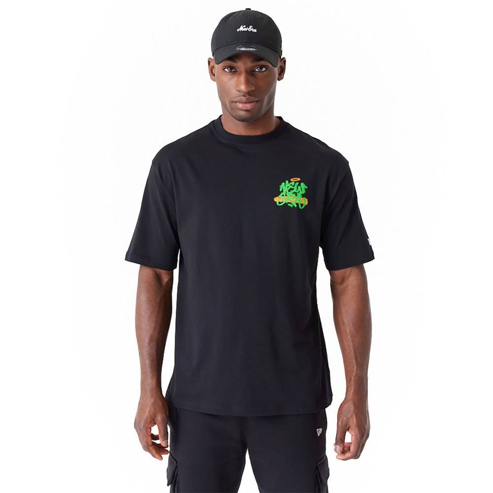 NEW ERA SPRAY GRAPHIC OVERSIZED TEE