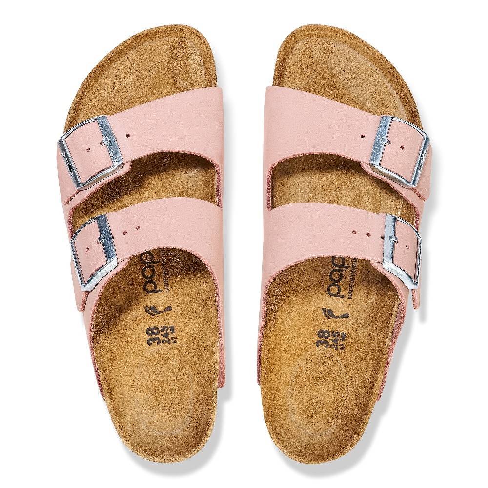 BIRKENSTOCK PAPILLIO ARIZONA PLATFORM FLEX NUBUK LEATHER NARROW