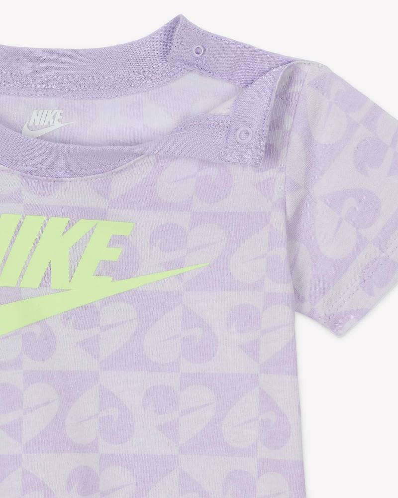 NIKE SWEET SWOOSH NEWBORN BABY ROMPER