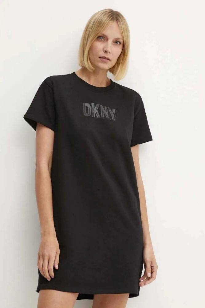 DKNY SHORT SLEEVE LOOSE DRESS