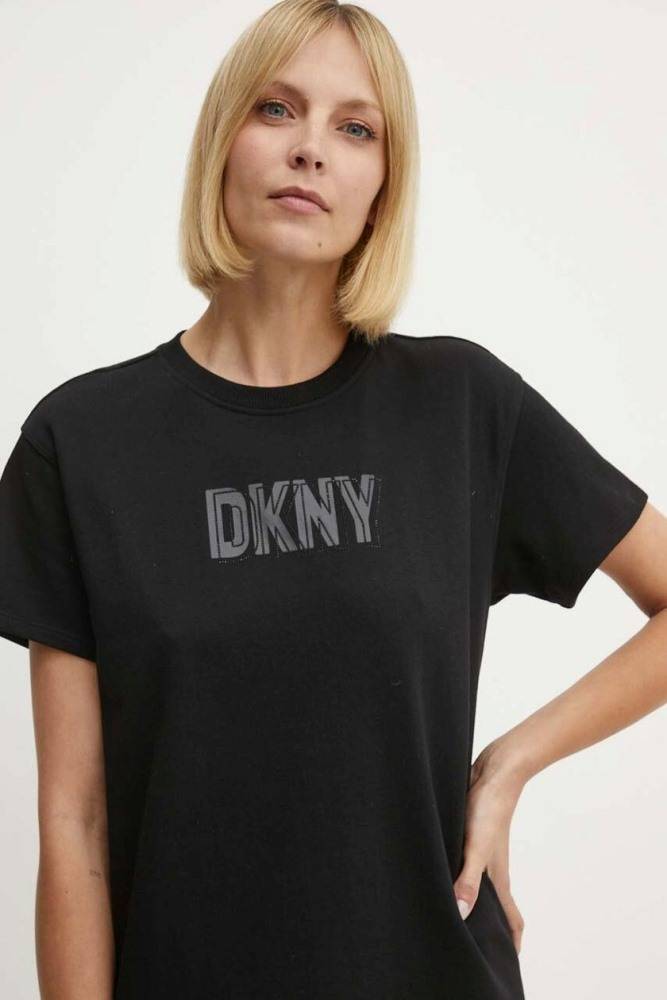 DKNY SHORT SLEEVE LOOSE DRESS