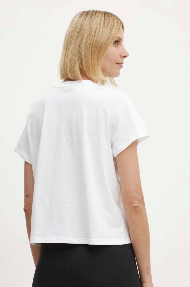 DKNY PUFF LOGO SS CROP TEE