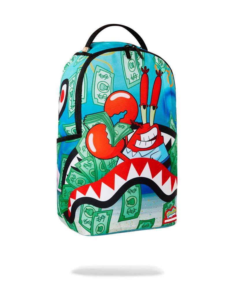 SPRAYGROUND SPONGE BOB CRABS COUNT DLXSR BACKPACK