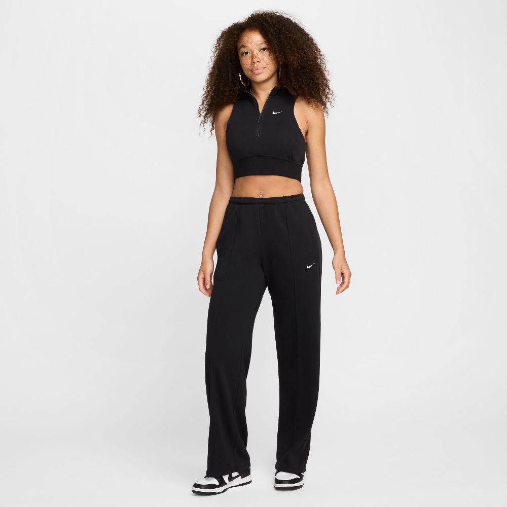 NIKE NSW WOMENS CHILL TERRY MID-RISE OPEN HEM PANT