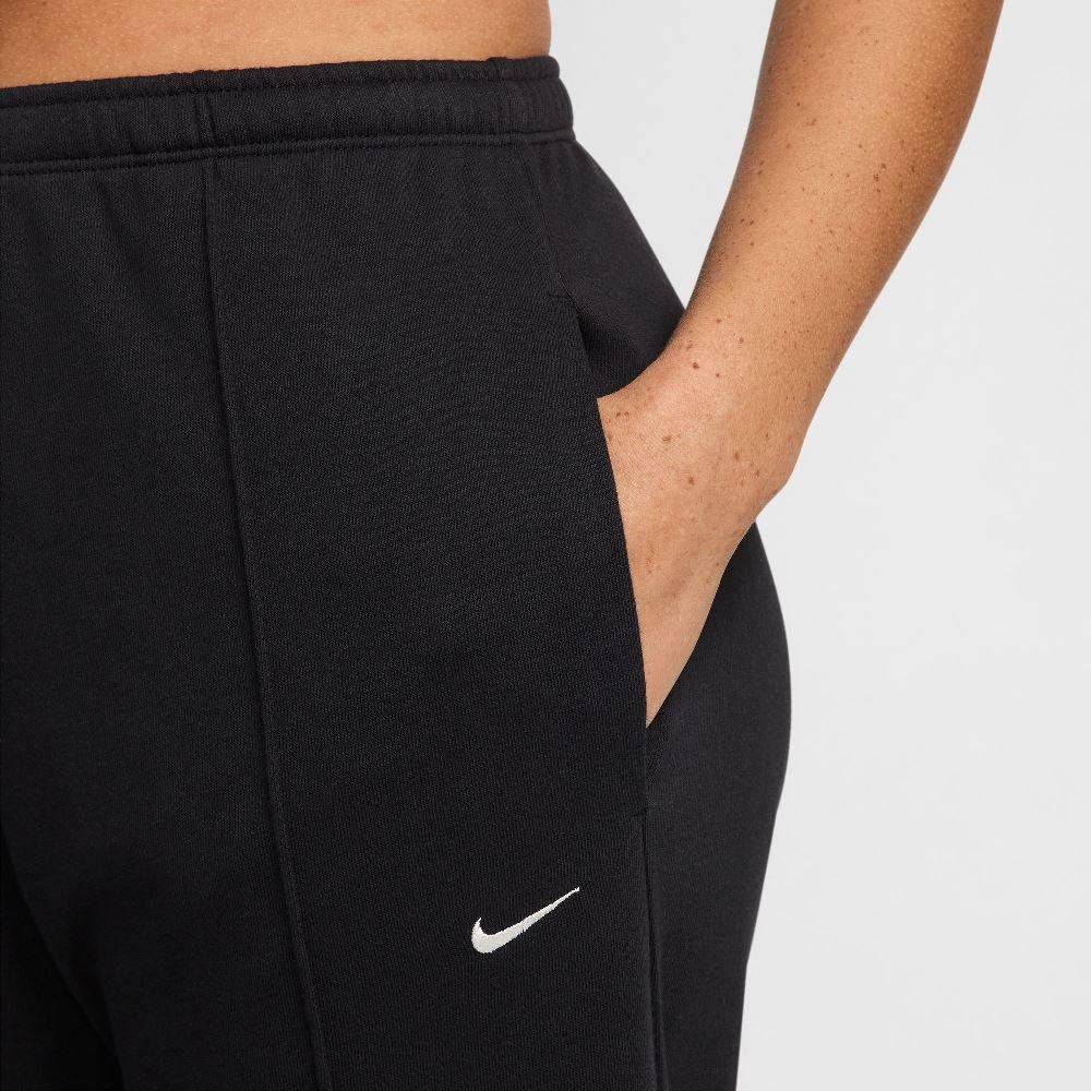 NIKE NSW WOMENS CHILL TERRY MID-RISE OPEN HEM PANT