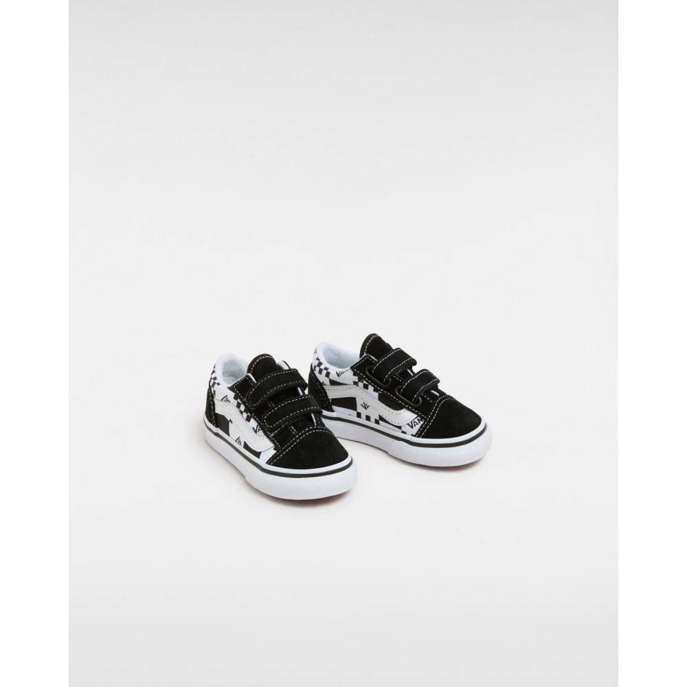 VANS TODDLER OLD SKOOL V CHECKERBOARD SHOE