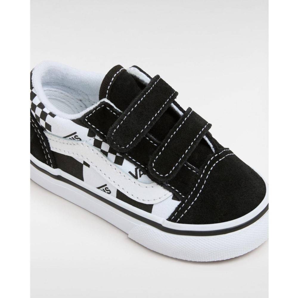 VANS TODDLER OLD SKOOL V CHECKERBOARD SHOE