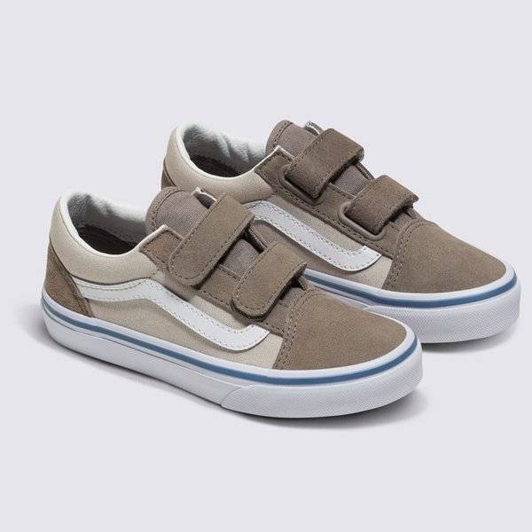 VANS TODDLER OLD SKOOL VELCTRO 2 TONE SHOE