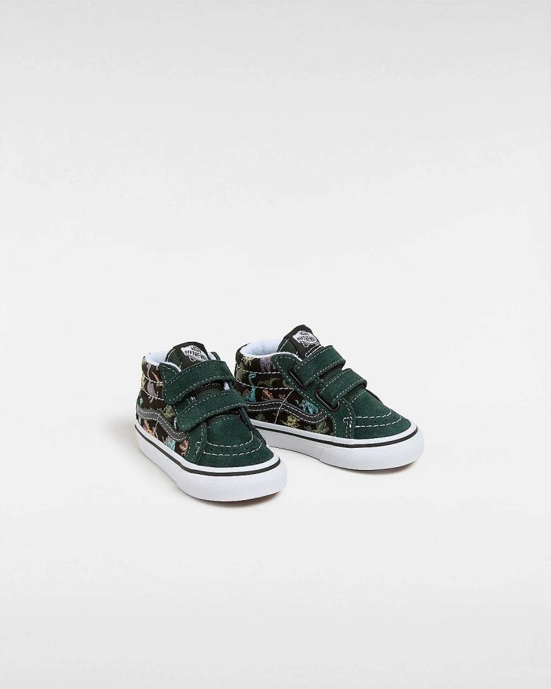 VANS TODDLER SK8-MID REISSUE VELCRO GLOW SHOES