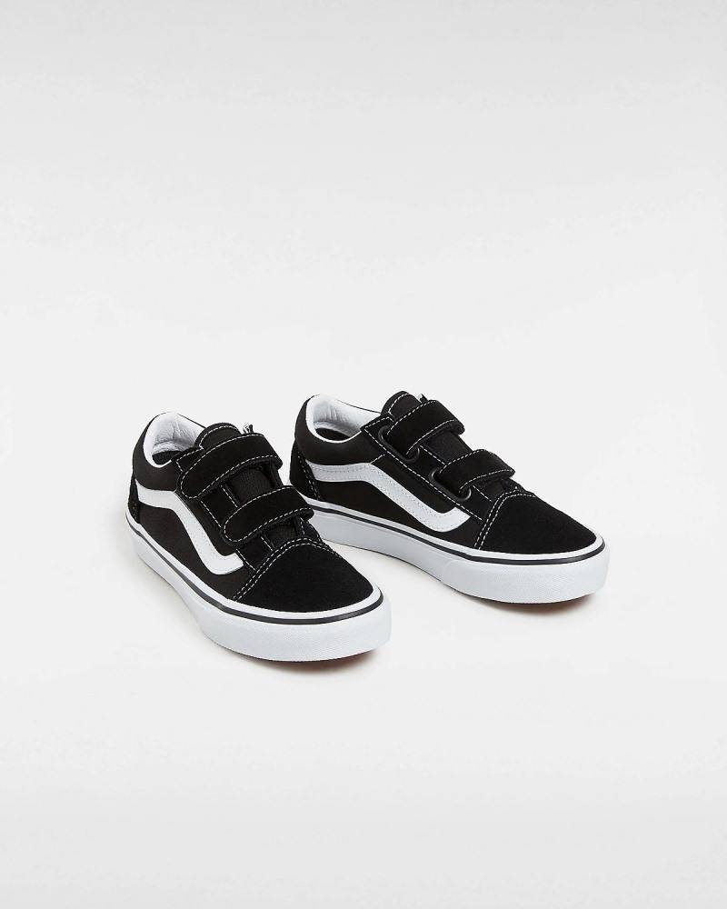 VANS KIDS OLD SKOOL LOGO CHECK SHOES