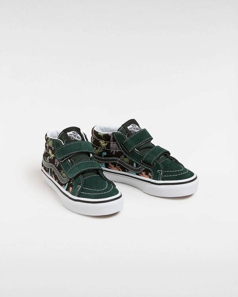 VANS KIDS SK8-MID REISSUE VELCRO GLOW SHOES