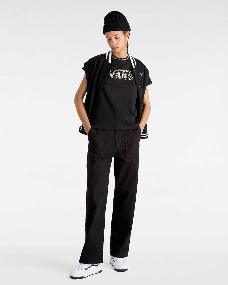 VANS WOMENS ANIMALIER CREW SS TEE
