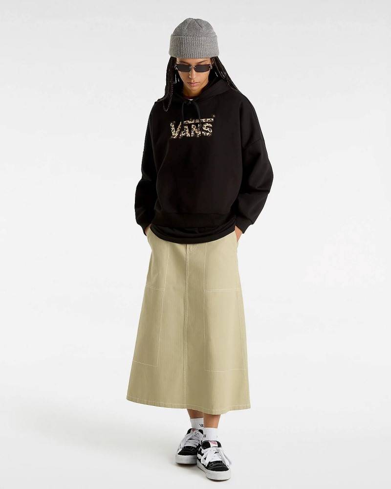 VANS WOMENS ANIMALIER LOOSE HOODIE