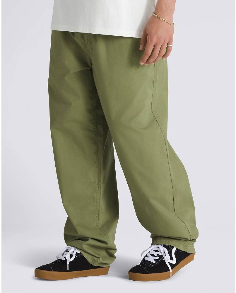 VANS RANGE BAGGY TAPERED ELASTIC WAIST MENS TROUSERS