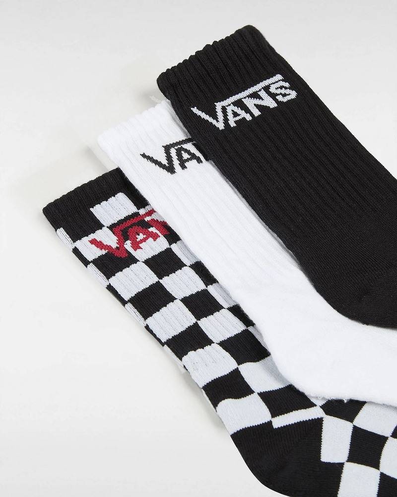 VANS CLASSIC VANS CREW KIDS SOCKS (3 PAIRS)