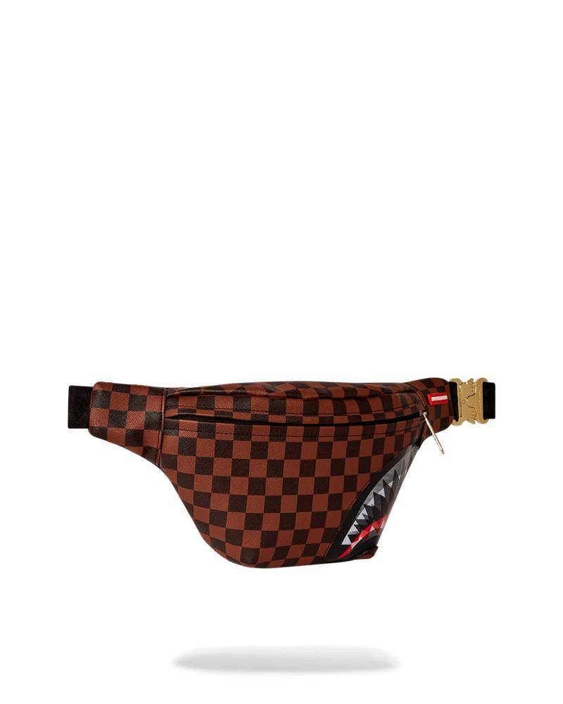 SPRAYGROUND SHARKS IN PARIS LENTICULAR CHOMP CROSSBODY SAVVY