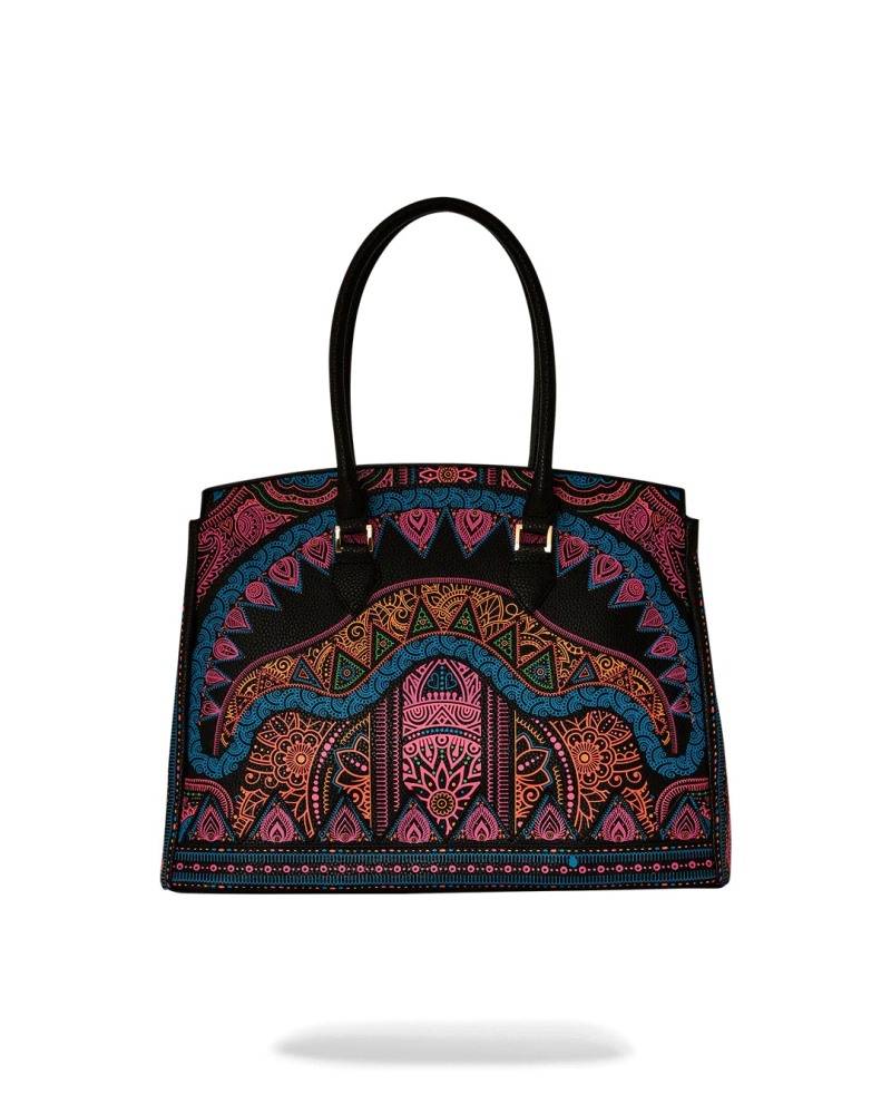 SPRAYGROUND AI HENNA GLOW SPURKIN TOTE