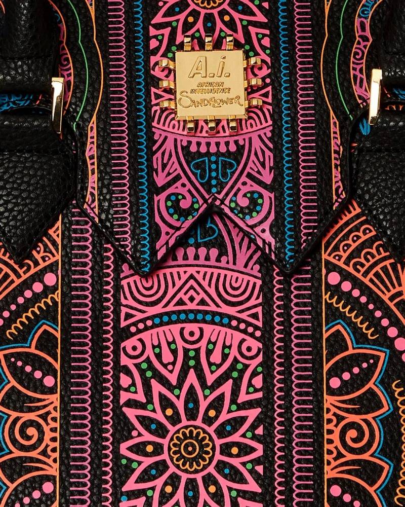 SPRAYGROUND AI HENNA GLOW SPURKIN TOTE