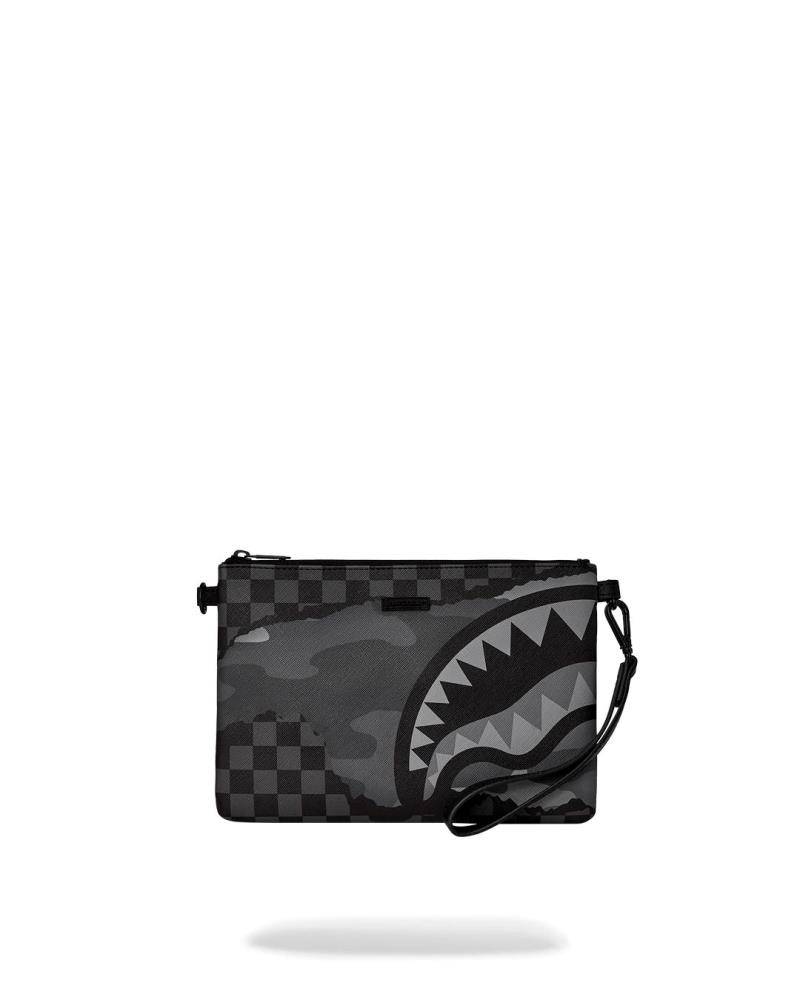 SPRAYGROUND SPLIT UP CAMO TEAR: CROSSOVER CLUTCH