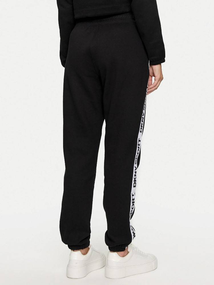 DKNY LOGO TAPE HIGH RISE SWEATPANT