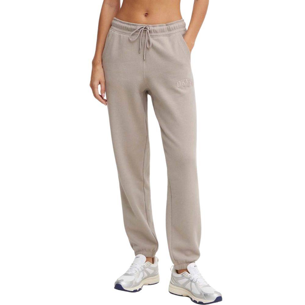 DKNY VARSITY LOGO HIGH RISE CUFF JOGGER