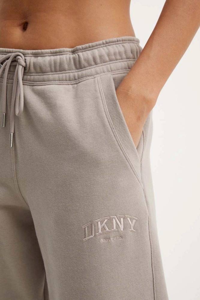 DKNY VARSITY LOGO HIGH RISE CUFF JOGGER