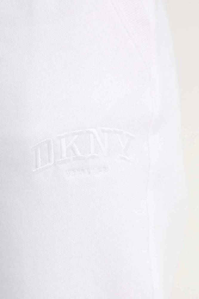 DKNY VARSITY LOGO HIGH RISE CUFF JOGGER