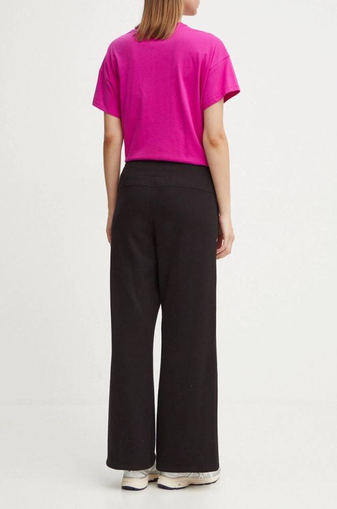 DKNY EMB LOGO WIDE LEG PANT