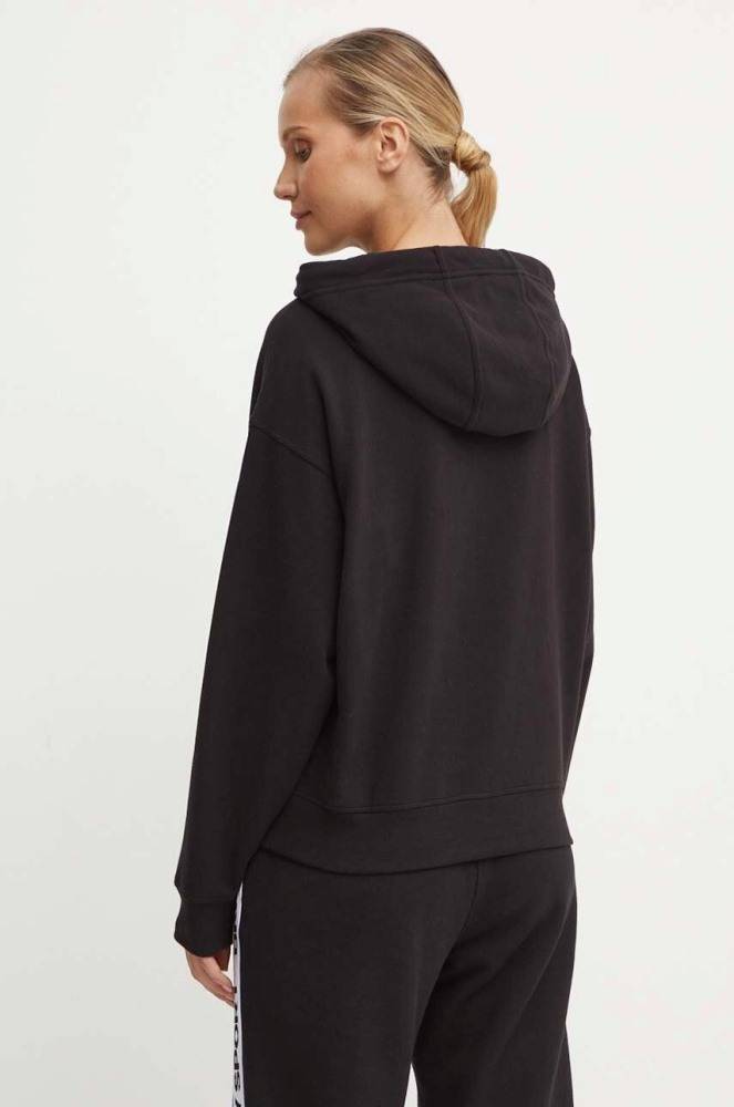 DKNY LOGO TAPE OVERSIZE PULLOVER HOODIE