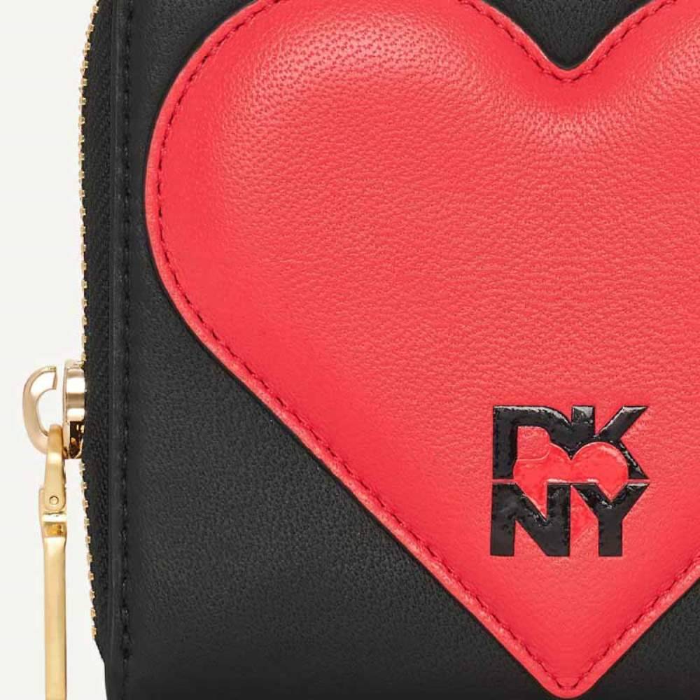 DKNY HEART OF NY ZIP AROUND WALLET