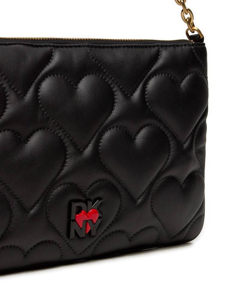 DKNY HEART OF NY QUILTED SHOULDER BAG