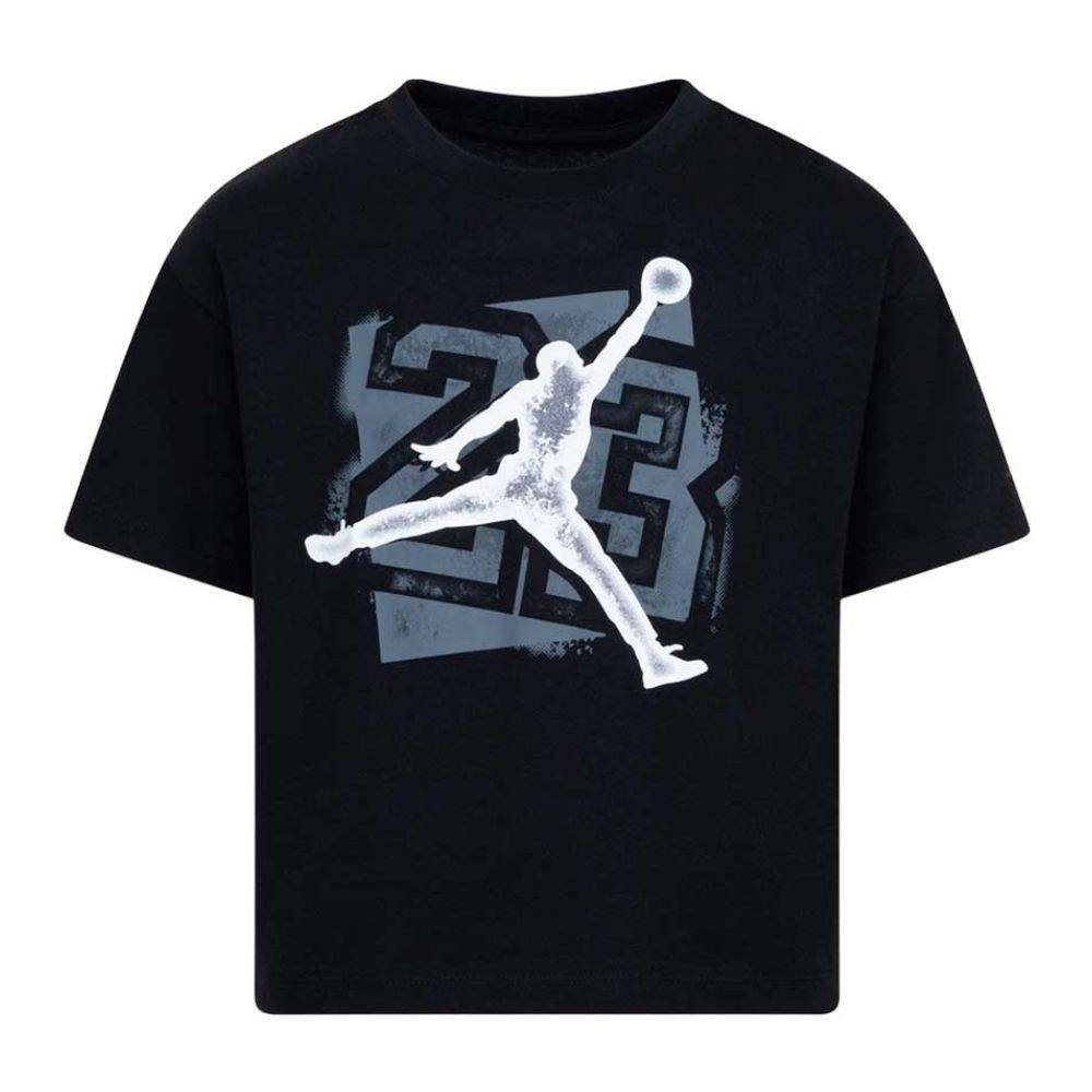 NIKE JORDAN GIRLS JUMPMAN TWO THREE SHORT SLEEVE TEE