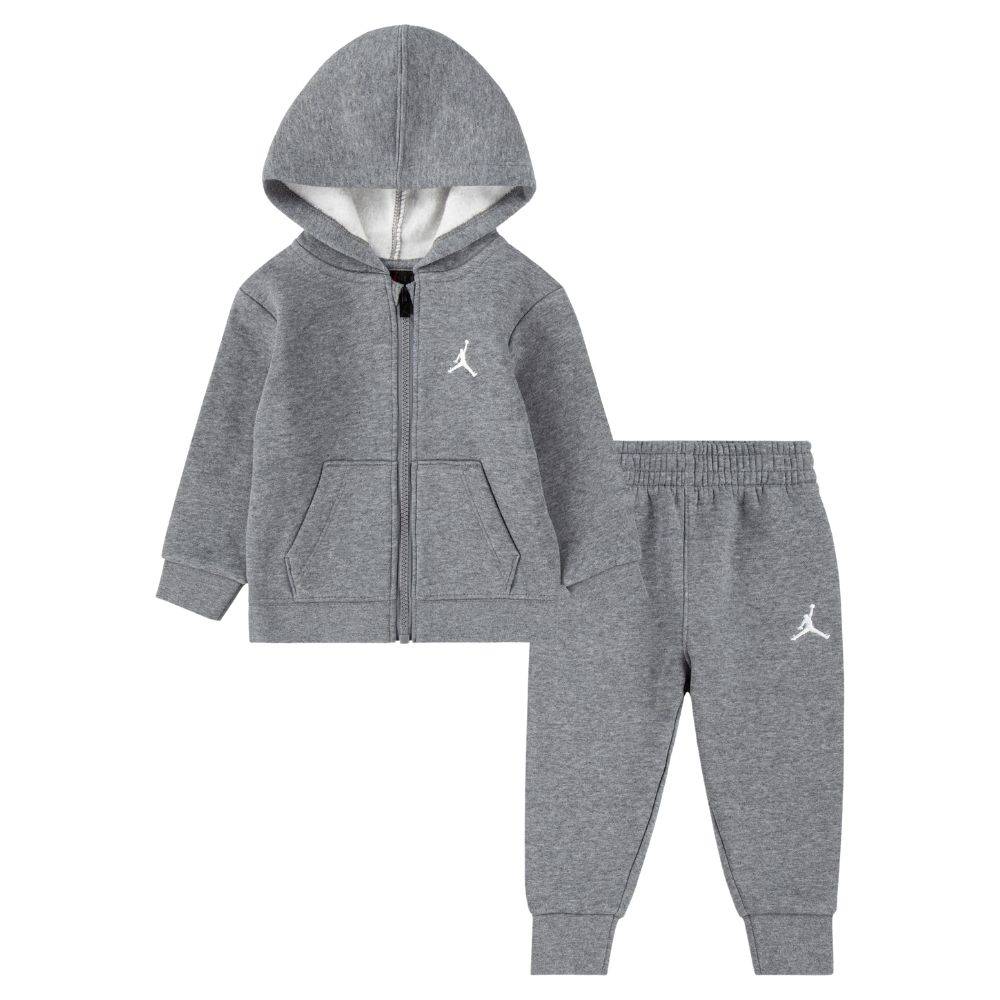 NIKE JORDAN TODDLER MJ BRKLYN FLEECE FULL ZIP HOODIE SET