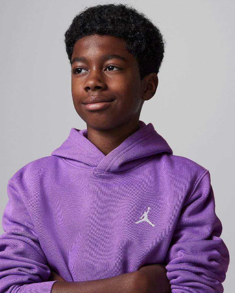 NIKE JORDAN BOYS MJ BROOKLYN FLEECE PULLOVER