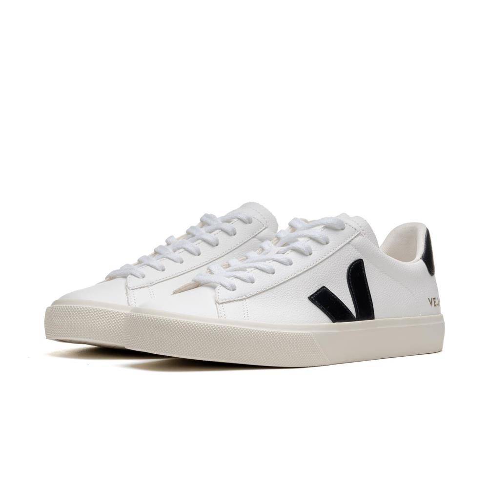 VEJA CAMPO CHROME-FREE LEATHER SNEAKERS