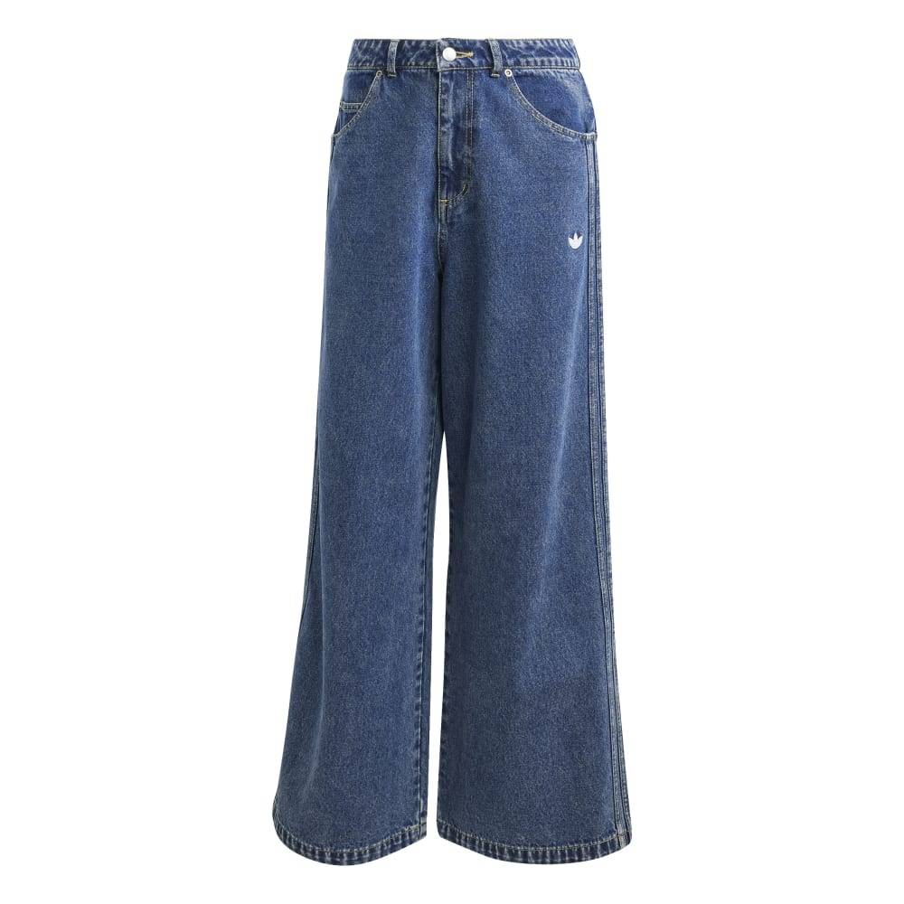 ADIDAS DENIM WIDE LEG PANTS