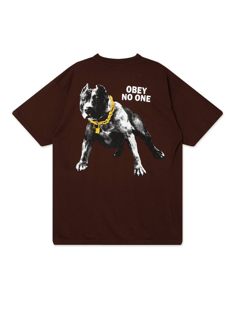 OBEY NO ONE HEAVY WEIGHT TEE