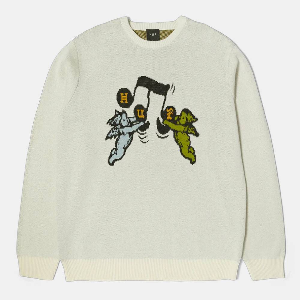 HUF SONG INTARSIA SWEATER