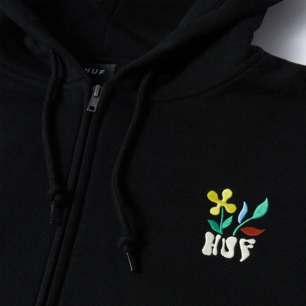 HUF FLOWER F/Z HOODIE