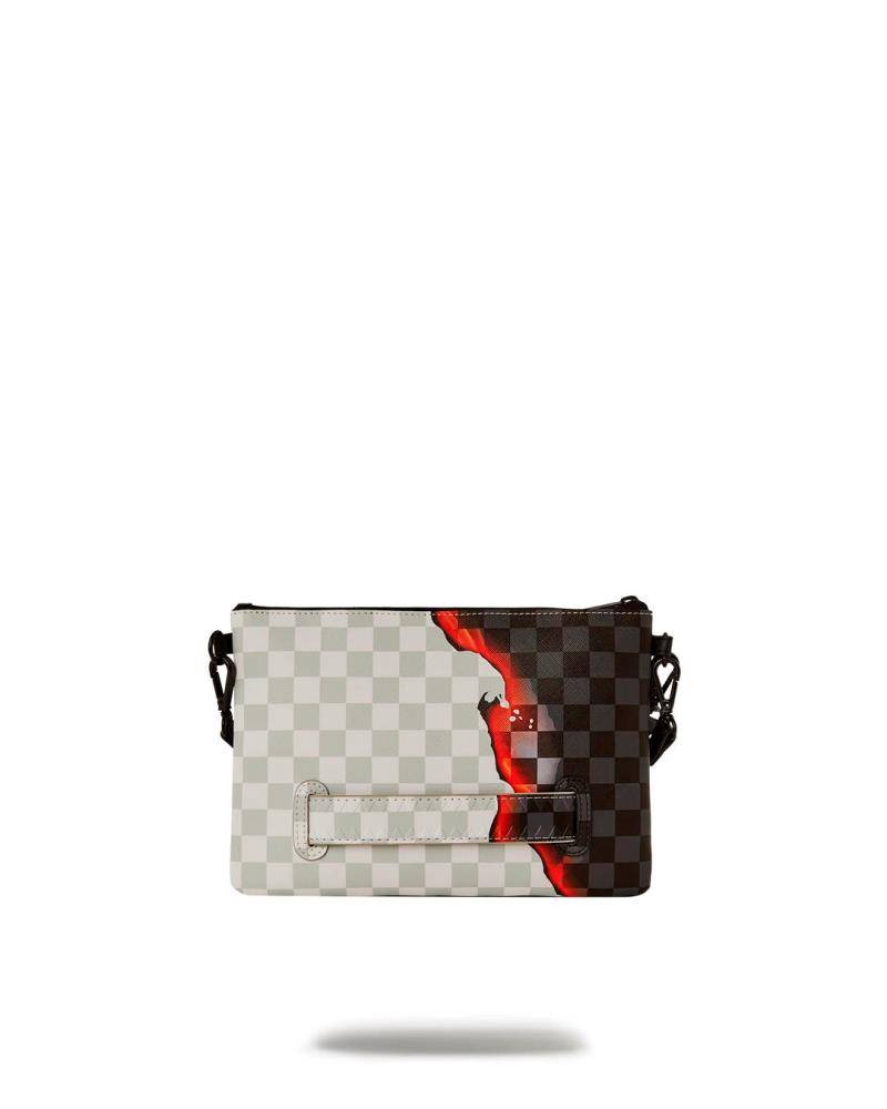 SPRAYGROUND RING OF FIRE CROSSOVER CLUTCH W/ SHOUDLER STRAP