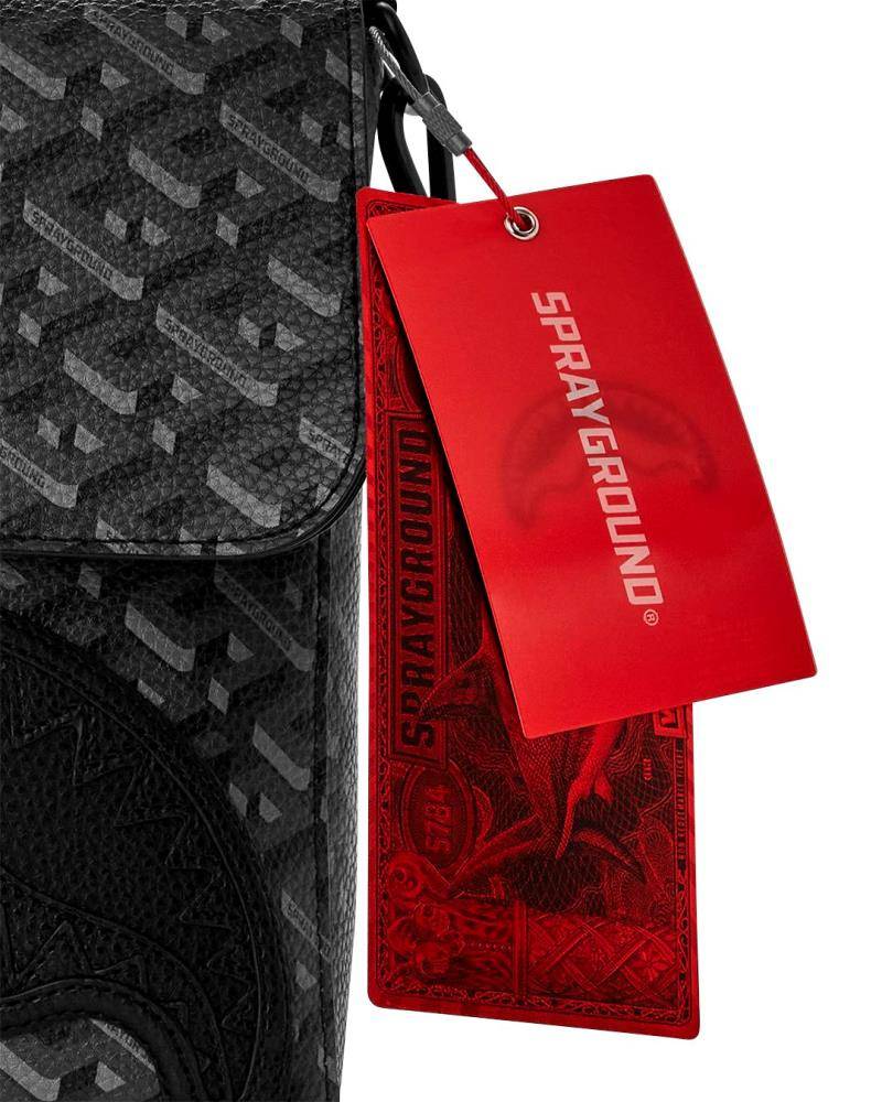 SPRAYGROUND SG3D BLACKOUT MESSENGER SLING