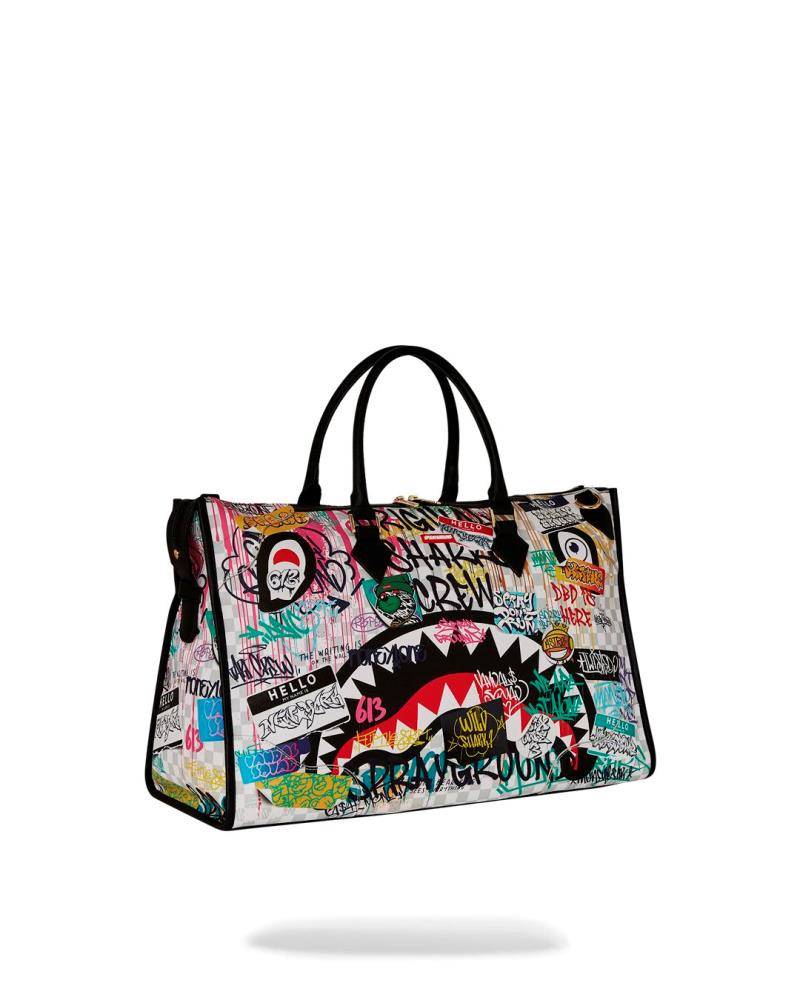 SPRAYGROUND CREATE ANOTHER DAY TRIANGLE DUFFLE