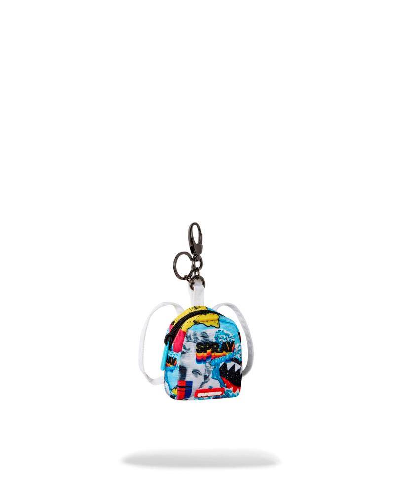 SPRAYGROUND  EXHIBIT KEYCHAIN BACKPACK