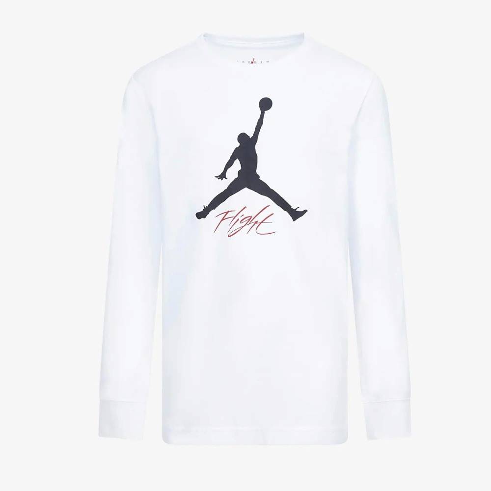 NIKE JORDAN BOYS MJ HBR SUSTAINABLE LONGSLEEVE TEE