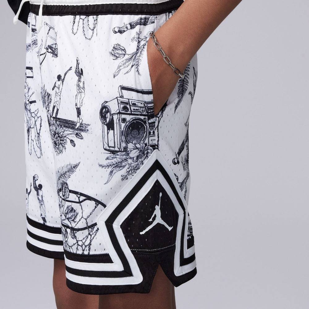 NIKE JORDAN BOYS MJ ALL OVER PRINT SPORT DIAMOND SHORT