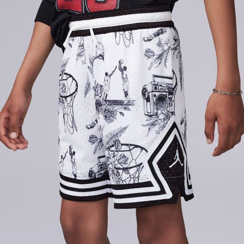 NIKE JORDAN BOYS MJ ALL OVER PRINT SPORT DIAMOND SHORT