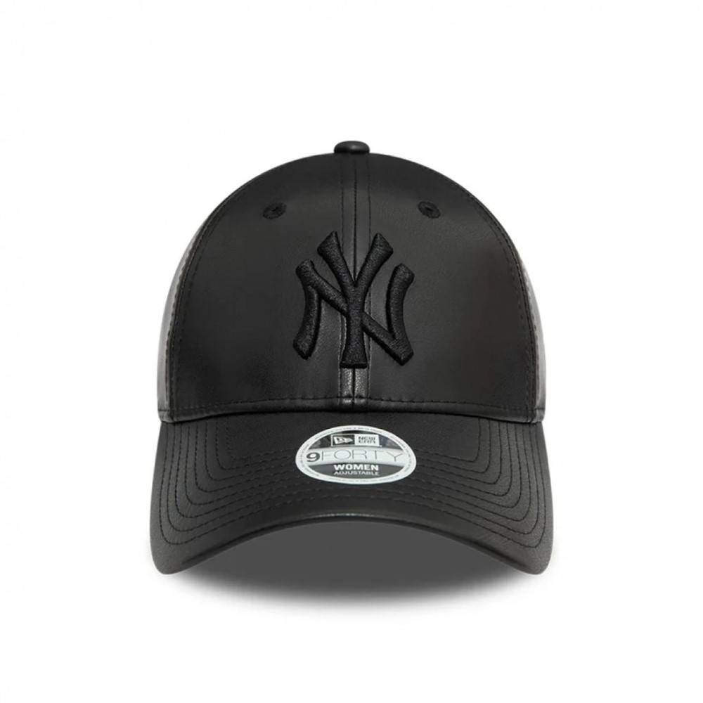 NEW ERA WMNS FAUX LEATHER 9FORTY NEW YORK YANKEES