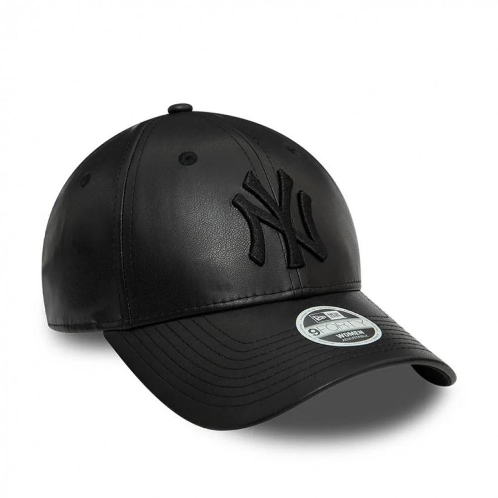 NEW ERA WMNS FAUX LEATHER 9FORTY NEW YORK YANKEES