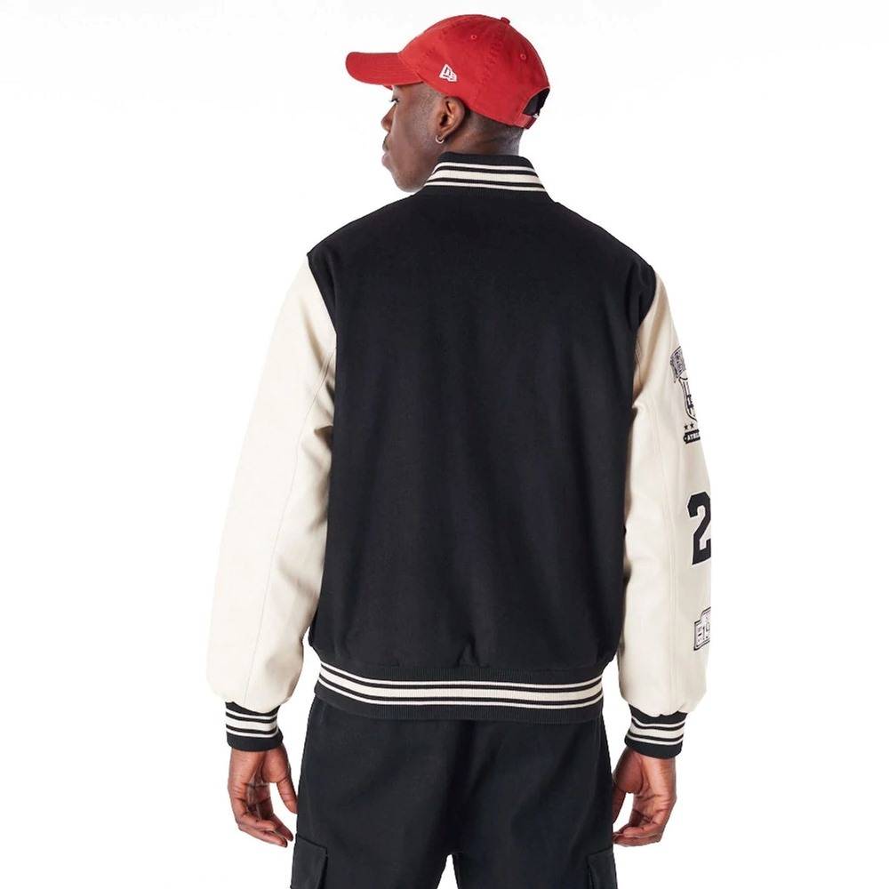NEW ERA PATCH VARSITY JACKET - 60564817-HERO NEW ERA PATCH VARSITY JACKET - 60564817-HERO