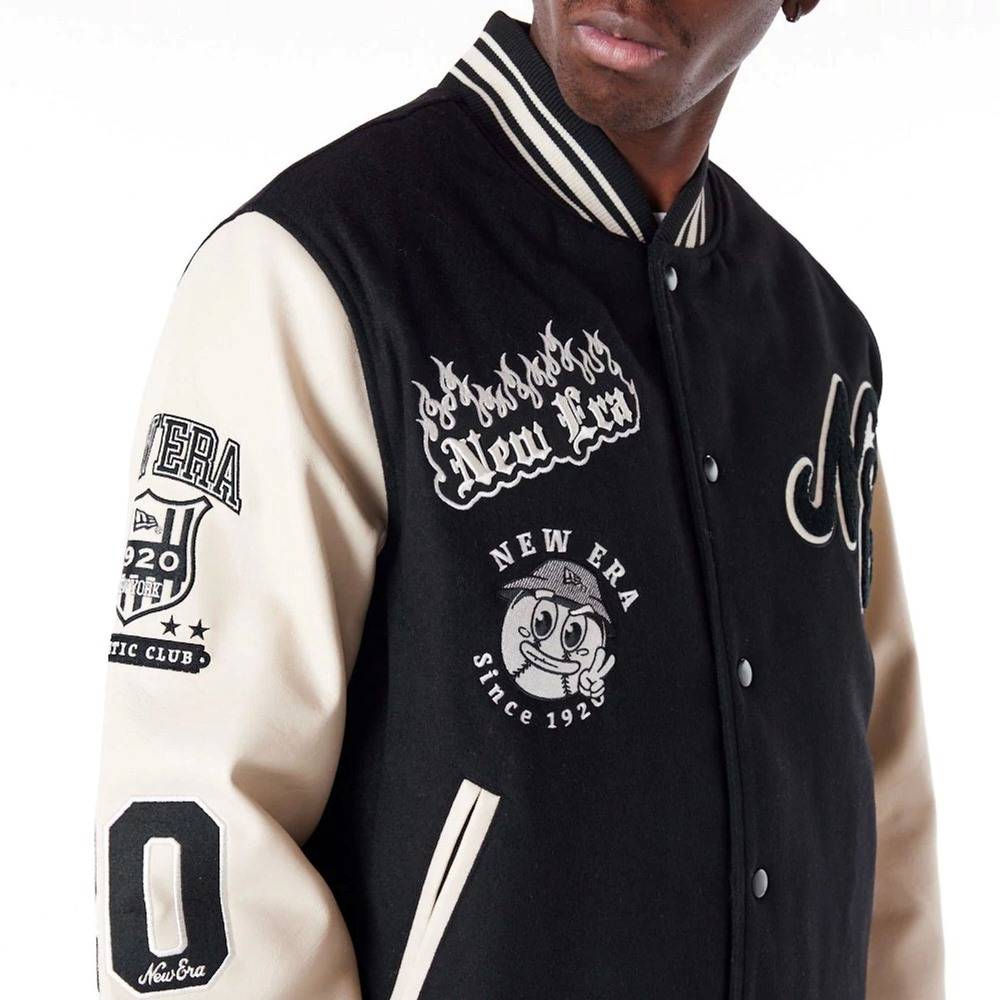 NEW ERA PATCH VARSITY JACKET